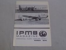 IPMS Magazine Mar 1970 International Plastic Modellers Society Heinkel 177 Plane picture