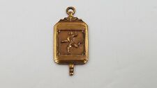 Track + Field HS Fob Medal Key Charm Pendant Vintage Antique High School picture