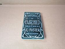 Antique Fairchild Bros and Foster Ceramic Ink Blotter New York picture