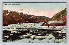 AK-Alaska, Taku Glacier, Antique, Vintage c1924 Postcard picture