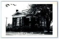 1951 View Of ME Church Farragut Iowa IA RPPC Photo Posted Vintage Postcard picture