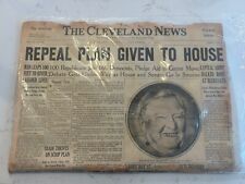 The Cleveland News newspaper 1932 picture