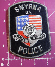 Smyrna Georgia Police shoulder patch picture