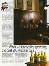 Molson--Baseball--Cy Young--Lefty Grove-Spending 200 Years in Bars-1986 Print Ad picture