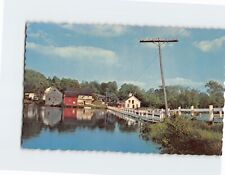 Postcard Floating Bridge Brookfield Vermont USA picture