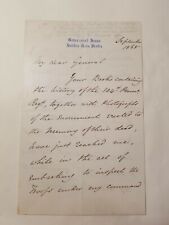 Charles Hastings Doyle British General Autograph Letter PSA DNA Signed 1803-1883 picture