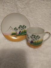 Vintage Occupied Japan Marked Mini Tea Cup & Saucer  picture