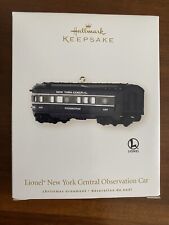 HALLMARK 2008 NEW YORK CENTRAL OBSERVATION CAR LIONEL TRAINS ORNAMENT picture