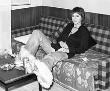 French Actress Haydee Politoff As She Sits On A Couch 1972 Old Photo picture