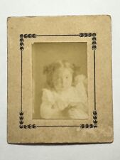 Antique Small 2.5” CDV Victorian Toddler Portrait Photo picture