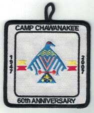 BSA Sequoia Council Camp Chawanakee 2007 60th anniversary patch picture