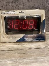 Vintage Spartus L.E.D. Alarm Clock With Large Display picture