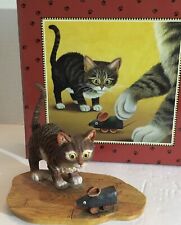 Vintage Curious Cats Lang & Wise Danny & Arnold EUC Original Box Lowell Herrero picture