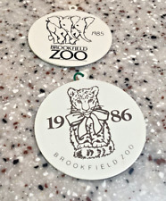 Vintage 1985/1986 Commemorative BROOKFIELD ZOO - Chicago IL Ornaments-NICE picture