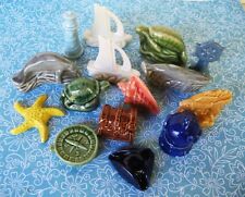 🐸Lot Of 15 SEA OCEAN THEME Wade England Red Rose Tea Whimsies Figurines VTG picture
