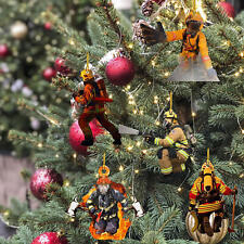 Hanging Fireman Tree Ornament Firefighter Decorations Christmas picture
