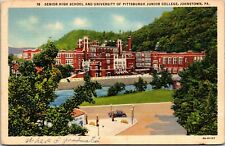 Johnstown Senior High School University of Pittsburgh Junior College PA Postcard picture