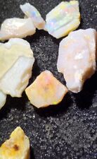 20 Grams Natural Australian Fire Opal Fancy Rough Loose Gemstone Partial Worked picture