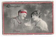 WW1 Postcard, German, Gifts of Love, Feldpost 1918 picture