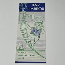 1960's Bar Harbor Acadia National Park Maine Guide Visitor Travel Souvenir picture