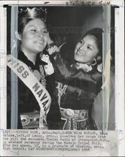 1968 Press Photo Rose McCabe Crowned Miss Navajo at Navajo Tribal Fair, AZ picture