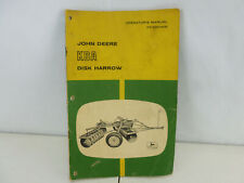 John Deere KBA Disc Harrow Operator's Manual Owner's Manual Book picture