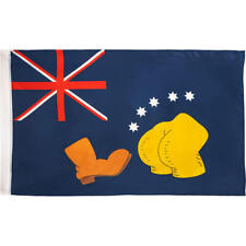 The Simpsons - Bart vs Australia Booting Replica Flag (120 cm x 80 cm) Gift picture