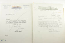 1931 Lamson Goodnow Larkin Co Buffalo NY Baking Japans Letters Ephemera P1558A picture