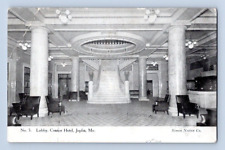 1910. JOPLIN, MO. INTERIOR, LOBBY, CONNOR HOTEL. POSTCARD. SZ24 picture