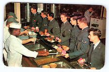 Dover USAF Air Force Base Chow Line Delaware Postcard B296 picture