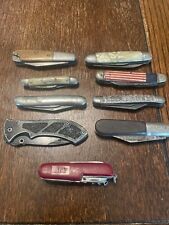 Lot of vintage pocket knives 9 total picture