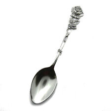 Genuine sterling silver baby spoon solid hallmarked 925 handmade nickel free picture