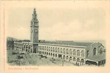 UDB Embossed Postcard; Ferry Building, San Francisco CA, Goeggel & Weidner c1903 picture