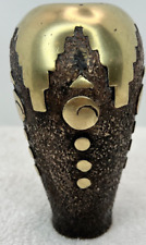 Bronze Vase Petite Art Craft Deco Design MCM  - 6