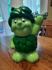 Vintage 1980's Jolly Green Giant Cookie Jar Little Sprout Pillsbury Container  picture