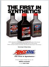PRINT AD 2013 AMSOIL Synthetic Motor Oil Motorcycle Premium Diesel 7.5x10.5 picture