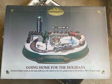 Vintage MR CHRISTMAS Train Set GOING HOME FOR THE HOLIDAYS picture
