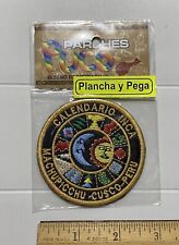 NIP Machu Picchu Inca Calendar Cusco Peru Souvenir Round Embroidered Patch Badge picture