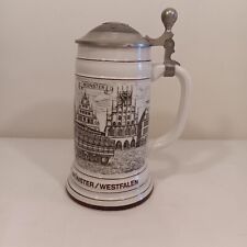 VTG Rare Germania-Brauerei 75 Year Anniversary  Commerative Beer Stein W/lid picture