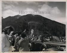 1939 Press Photo Banff Canada King George VI & Queen Elizabeth visit picture