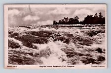 Niagara Falls NY-New York Rapids Above The American Falls Vintage c1909 Postcard picture