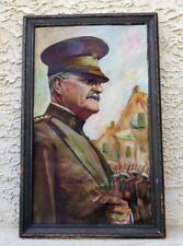 1927 PORTRAIT OF WW1 GENERAL JOHN PERSHING BY VOGEL OIL ON CANVAS picture