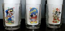 McDonald's Walt Disney World Celebration 2000 Glass Mugs Set of 3 Mickey Mouse picture
