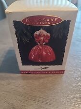 BARBIE Hallmark Keepsake 1993 Holiday Doll Ornament 1st in Holiday Barbie Series picture