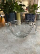 Princess House Fantasia Glass Mix & Pour Batter Bowl 2 Qt Measuring Poinsettia picture