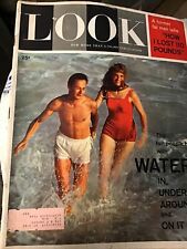 VINTAGE  LOOK MAGAZINE  August 1, 1961, 60’s Music, Theater, VG picture