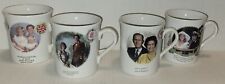 Prince William Pottery Co; Royal Family Photo Mugs,  Set Of 4 picture