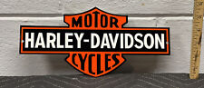 Harley Davidson Motor Cycles Diecut Sign Dealership Service Garage Gas Oil picture
