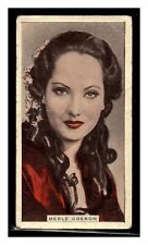 MERLE OBERON #27 STAGE AND CINEMA BEAUTIES 1935 GODFREY PHILLIPS TOBACCO CARD picture