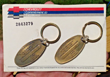 1980's vintage Chevrolet Commitment to Excellence Key Return Tags/Keychains- MOC picture